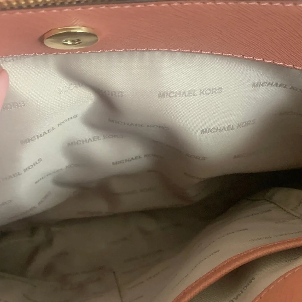 Michael Kors Antique Rose/Pink Satchel Bag.